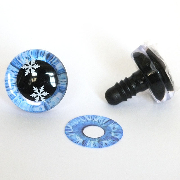 PandaHall Plastic Safety Craft Snowflake Eye, with Spacer, PU Ring, for DIY Doll Toys Puppet Plush Animal Making, Dodger Blue, 18mm Plastic...
PandaHall Plastic Safety Craft Snowflake Eye, with Spacer, PU Ring, for DIY Doll Toys Puppet Plush Animal Making, Dodger Blue, 18mm Plastic...
