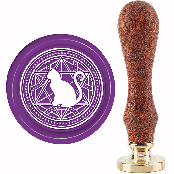PandaHall CRASPIRE Cat Wax Seal Stamp Magic Circle Sealing Wax Stamp 30mm/1.18inch Removable Brass Head Sealing Stamp with Wooden Handle for...
PandaHall CRASPIRE Cat Wax Seal Stamp Magic Circle Sealing Wax Stamp 30mm/1.18inch Removable Brass Head Sealing Stamp with Wooden Handle for...