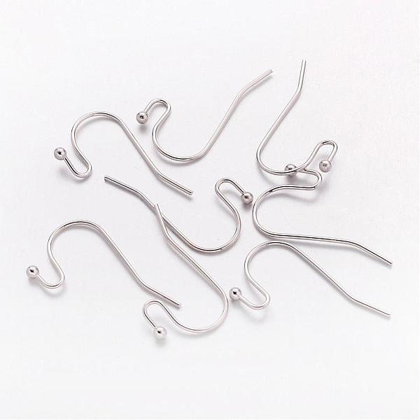 PandaHall Brass Earring Hooks, Ear Wire, Lead Free & Cadmium Free & Nickel Free, Platinum, about 11mm wide, 22mm long, 0.75mm thick Brass
PandaHall Brass Earring Hooks, Ear Wire, Lead Free & Cadmium Free & Nickel Free, Platinum, about 11mm wide, 22mm long, 0.75mm thick Brass