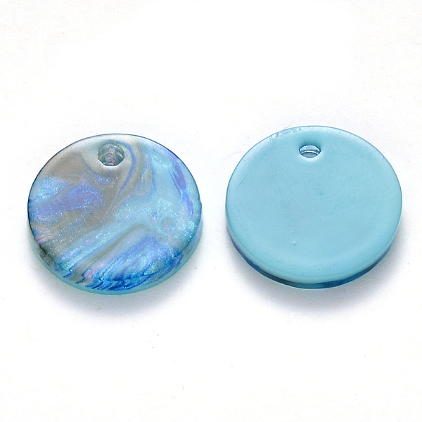 PandaHall Cellulose Acetate(Resin) Charms, Flat Round, Light Sky Blue, 13.5x2.5mm, Hole: 1.5mm Cellulose Acetate Flat Round Blue
PandaHall Cellulose Acetate(Resin) Charms, Flat Round, Light Sky Blue, 13.5x2.5mm, Hole: 1.5mm Cellulose Acetate Flat Round Blue