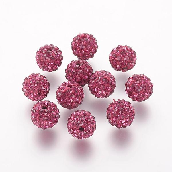PandaHall Polymer Clay Rhinestone Beads, Grade A, Round, Pave Disco Ball Beads, Fuchsia, 8x7.5mm, Hole: 1mm Polymer Clay+Glass Rhinestone..., Pink
PandaHall Polymer Clay Rhinestone Beads, Grade A, Round, Pave Disco Ball Beads, Fuchsia, 8x7.5mm, Hole: 1mm Polymer Clay+Glass Rhinestone..., Pink