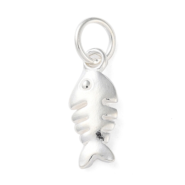 PandaHall 925 Sterling Silver Fish Charms with Jump Rings, Silver, 14x5x2mm, Hole: 3.7mm Sterling Silver Fish
PandaHall 925 Sterling Silver Fish Charms with Jump Rings, Silver, 14x5x2mm, Hole: 3.7mm Sterling Silver Fish