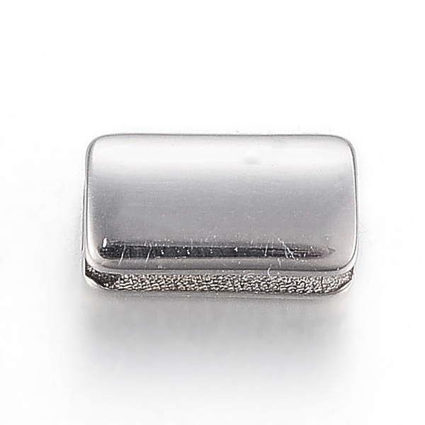 PandaHall 304 Stainless Steel Beads, Rectangle, Stainless Steel Color, 10x5.5x4mm, Hole: 1.5x2mm 304 Stainless Steel Rectangle
PandaHall 304 Stainless Steel Beads, Rectangle, Stainless Steel Color, 10x5.5x4mm, Hole: 1.5x2mm 304 Stainless Steel Rectangle