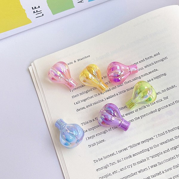 PandaHall Opaque Acrylic Bead, Hot Air Balloon, Mixed Color, 25.4x19.7x19.6mm, Hole: 3.8mm Acrylic Hot Air Balloon Multicolor
PandaHall Opaque Acrylic Bead, Hot Air Balloon, Mixed Color, 25.4x19.7x19.6mm, Hole: 3.8mm Acrylic Hot Air Balloon Multicolor