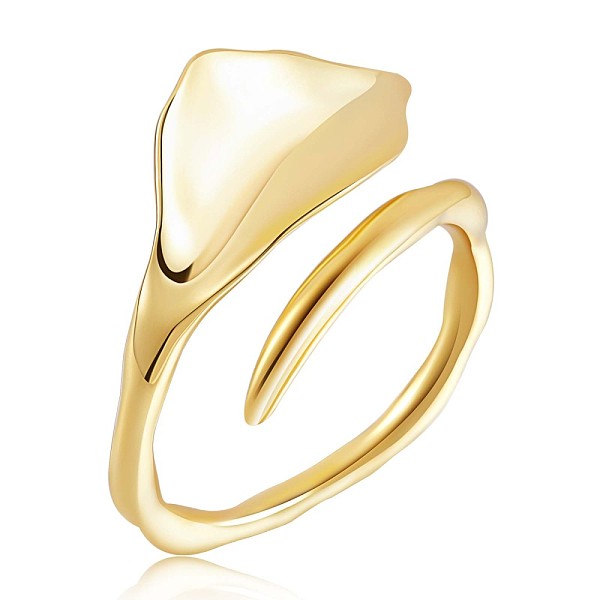 PandaHall 925 Sterling Silver Triangle Open Cuff Ring for Men Women, Golden, US Size 9(18.9mm) Sterling Silver
PandaHall 925 Sterling Silver Triangle Open Cuff Ring for Men Women, Golden, US Size 9(18.9mm) Sterling Silver
