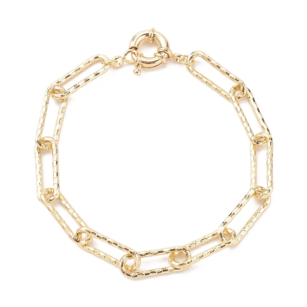 PandaHall Brass Textured Paperclip Chain Anklets, with Spring Ring Clasps, Golden, 9-1/8 inch(23cm) Brass
PandaHall Brass Textured Paperclip Chain Anklets, with Spring Ring Clasps, Golden, 9-1/8 inch(23cm) Brass