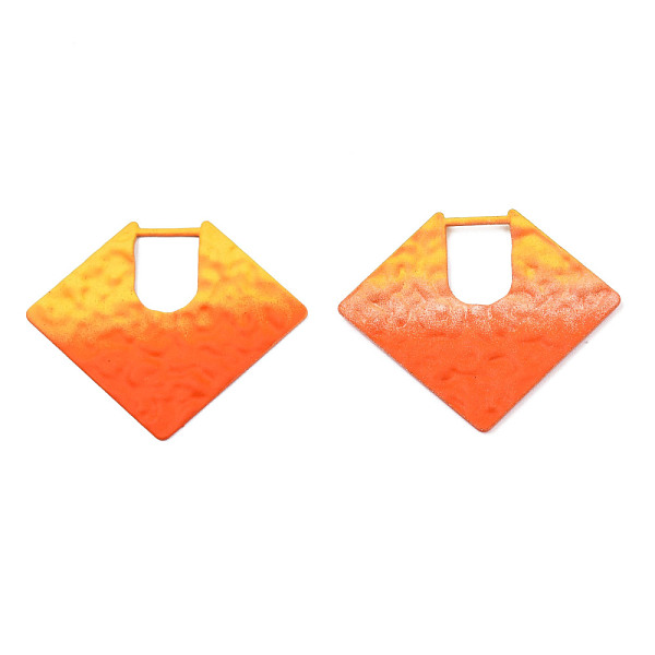 PandaHall Spray Painted Iron Pendants, Diamond Shaped, Dark Orange, 40x46.5x2mm, Hole: 10.5x14.5mm Iron Diamond
PandaHall Spray Painted Iron Pendants, Diamond Shaped, Dark Orange, 40x46.5x2mm, Hole: 10.5x14.5mm Iron Diamond