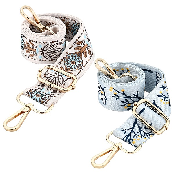PandaHall 2Pcs 2 Colors Polyester Adjustable Folk Custom Bag Strap, with Zinc Alloy Clasps, for Bag Replacement Accessories, Mixed Color..., Multicolor
PandaHall 2Pcs 2 Colors Polyester Adjustable Folk Custom Bag Strap, with Zinc Alloy Clasps, for Bag Replacement Accessories, Mixed Color..., Multicolor