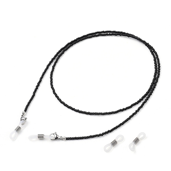 PandaHall Eyeglasses Chains, Neck Strap for Eyeglasses, with Baking Paint Glass Seed Beads, 304 Stainless Steel Lobster Claw Clasps, Brass..., Black
PandaHall Eyeglasses Chains, Neck Strap for Eyeglasses, with Baking Paint Glass Seed Beads, 304 Stainless Steel Lobster Claw Clasps, Brass..., Black