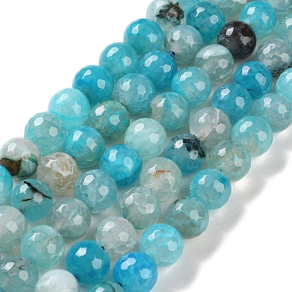 PandaHall Natural Agate Beads Strands, Dyed & Heated, Faceted, Round, Light Sky Blue, 10mm, Hole: 0.8mm, about 37pcs/strand, 14.96''(38cm)...
PandaHall Natural Agate Beads Strands, Dyed & Heated, Faceted, Round, Light Sky Blue, 10mm, Hole: 0.8mm, about 37pcs/strand, 14.96''(38cm)...