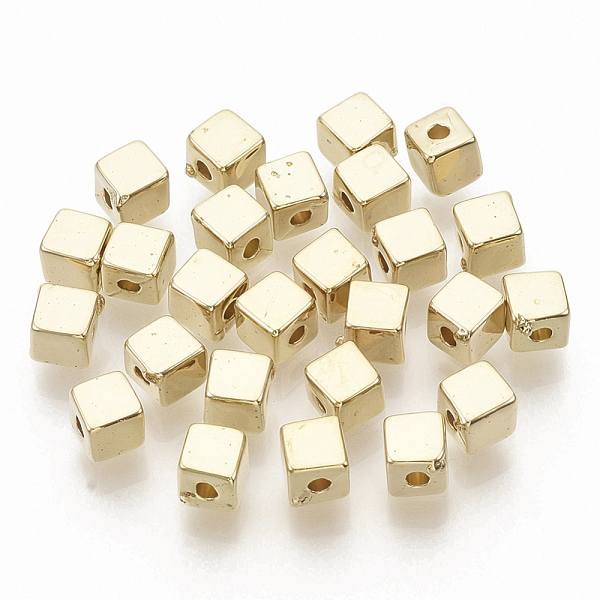 PandaHall CCB Plastic Beads, Cube, Golden, 4x4x4mm, Hole: 1.4mm, about 6900pcs/500g Plastic Cube
PandaHall CCB Plastic Beads, Cube, Golden, 4x4x4mm, Hole: 1.4mm, about 6900pcs/500g Plastic Cube