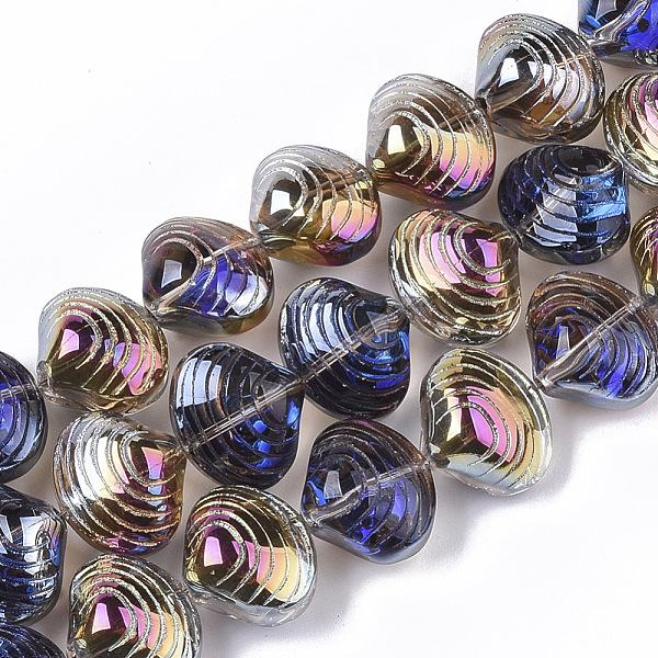 PandaHall Electroplate Glass Beads Strands, Shell Shape, Blue, 12x14.5x10mm, Hole: 1mm, about 50~51pcs/Strand, 24.41 inch(62cm) Glass Shell...
PandaHall Electroplate Glass Beads Strands, Shell Shape, Blue, 12x14.5x10mm, Hole: 1mm, about 50~51pcs/Strand, 24.41 inch(62cm) Glass Shell...