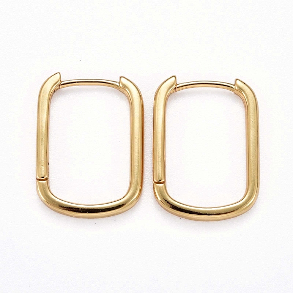 PandaHall Brass Huggie Hoop Earrings, Long-Lasting Plated, Rectangle, Real 18K Gold Plated, 22x16x2mm, Pin: 0.8mm Brass Rectangle
PandaHall Brass Huggie Hoop Earrings, Long-Lasting Plated, Rectangle, Real 18K Gold Plated, 22x16x2mm, Pin: 0.8mm Brass Rectangle