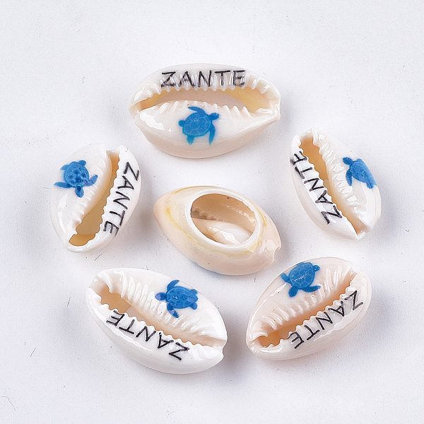 PandaHall Printed Cowrie Shell Beads, No Hole/Undrilled, Sea Turtle & ZANTE Pattern, Dodger Blue, 18~21x11~14x6~8mm Cowrie Shell Others Blue
PandaHall Printed Cowrie Shell Beads, No Hole/Undrilled, Sea Turtle & ZANTE Pattern, Dodger Blue, 18~21x11~14x6~8mm Cowrie Shell Others Blue