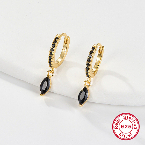 PandaHall 925 Sterling Silver Hoop Earring for Dangle Earrings, with Horse Eye Cubic Zirconia Dangle Charms, Black, 21x3mm Sterling Silver...
PandaHall 925 Sterling Silver Hoop Earring for Dangle Earrings, with Horse Eye Cubic Zirconia Dangle Charms, Black, 21x3mm Sterling Silver...