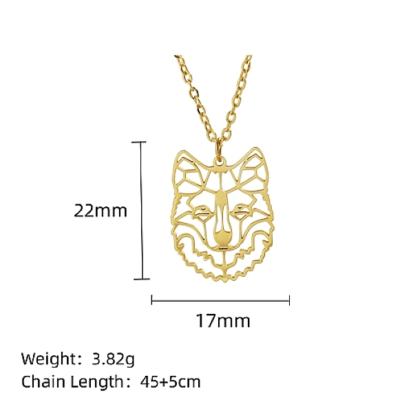 PandaHall Real 18K Gold Plated Stainless Steel Pendant Necklace, Origami Animal, Tiger, 17.72 inch(45cm), Pendant: 22x17mm Stainless Steel...
PandaHall Real 18K Gold Plated Stainless Steel Pendant Necklace, Origami Animal, Tiger, 17.72 inch(45cm), Pendant: 22x17mm Stainless Steel...