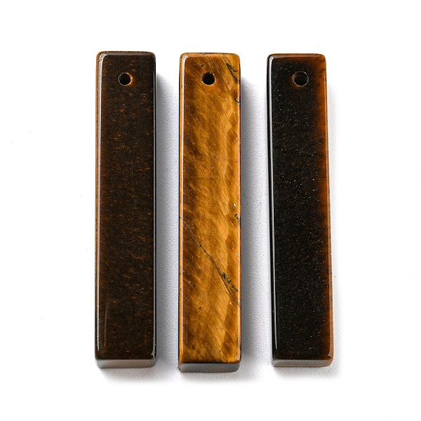 PandaHall Natural Tiger Eye Pendants, Rectangle Charms, 38~41x7.5~8x7.5~8mm, Hole: 1.5mm Tiger Eye Rectangle
PandaHall Natural Tiger Eye Pendants, Rectangle Charms, 38~41x7.5~8x7.5~8mm, Hole: 1.5mm Tiger Eye Rectangle