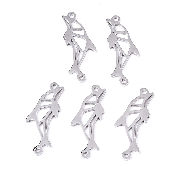 PandaHall 304 Stainless Steel Links Connectors, Laser Cut, Dolphin Shape, Stainless Steel Color, 20x8x1mm, Hole: 0.8~1.2mm 304 Stainless...
PandaHall 304 Stainless Steel Links Connectors, Laser Cut, Dolphin Shape, Stainless Steel Color, 20x8x1mm, Hole: 0.8~1.2mm 304 Stainless...