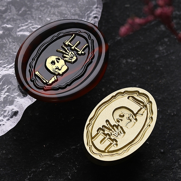 PandaHall Halloween Theme Golden Tone Brass Wax Seal Stamp Head, for DIY Wax Seal Stamp Making, Word, 30x20x15mm, Hole: 7mm Brass Word
PandaHall Halloween Theme Golden Tone Brass Wax Seal Stamp Head, for DIY Wax Seal Stamp Making, Word, 30x20x15mm, Hole: 7mm Brass Word