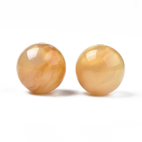 PandaHall Opaque Acrylic Beads, Two Tone Color, with Glitter Powder, Round, Goldenrod, 19.5x19mm, Hole: 2.5mm, about 110pcs/500g Acrylic..., Gold
PandaHall Opaque Acrylic Beads, Two Tone Color, with Glitter Powder, Round, Goldenrod, 19.5x19mm, Hole: 2.5mm, about 110pcs/500g Acrylic..., Gold