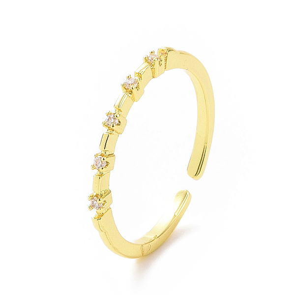 PandaHall Clear Cubic Zirconia Thin Open Cuff Ring, Brass Jewelry for Women, Golden, Inner Diameter: US Size 7(17.3mm) Brass+Cubic Zirconia...
PandaHall Clear Cubic Zirconia Thin Open Cuff Ring, Brass Jewelry for Women, Golden, Inner Diameter: US Size 7(17.3mm) Brass+Cubic Zirconia...