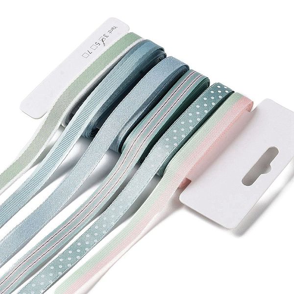 PandaHall 18 Yards 6 Styles Polyester Ribbon, for DIY Handmade Craft, Hair Bowknots and Gift Decoration, Green Color Palette, Dark Cyan...
PandaHall 18 Yards 6 Styles Polyester Ribbon, for DIY Handmade Craft, Hair Bowknots and Gift Decoration, Green Color Palette, Dark Cyan...