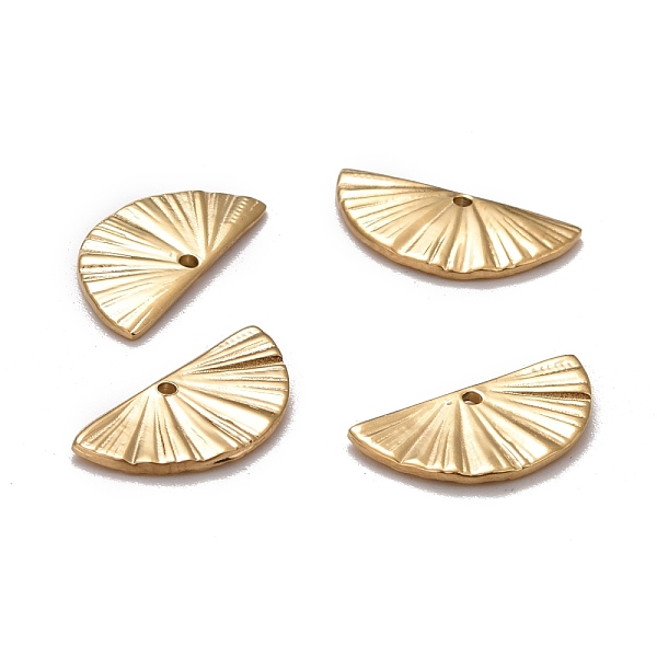 PandaHall Ion Plating(IP) 304 Stainless Steel Pendants, Manual Polishing, Textured, Half Round, Real 24K Gold Plated, 7.5x15x1mm, Hole: 1mm...
PandaHall Ion Plating(IP) 304 Stainless Steel Pendants, Manual Polishing, Textured, Half Round, Real 24K Gold Plated, 7.5x15x1mm, Hole: 1mm...