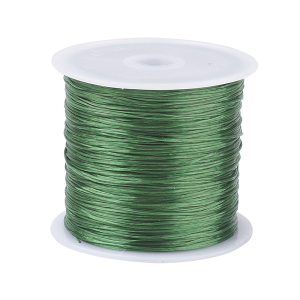 PandaHall Flat Elastic Crystal String, Elastic Beading Thread, for Stretch Bracelet Making, Sea Green, 0.8mm, 60m/roll Spandex Flat Green
PandaHall Flat Elastic Crystal String, Elastic Beading Thread, for Stretch Bracelet Making, Sea Green, 0.8mm, 60m/roll Spandex Flat Green