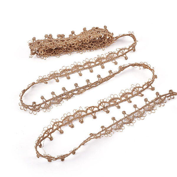 PandaHall Metallic Ribbon, Trim Decorative Belt Centipede Braided Lace Ribbon Skirt Collar Sleeve Side, Flower Pattern, Camel, 3/4 inch..., Brown
PandaHall Metallic Ribbon, Trim Decorative Belt Centipede Braided Lace Ribbon Skirt Collar Sleeve Side, Flower Pattern, Camel, 3/4 inch..., Brown
