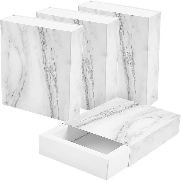 PandaHall Marble Pattern Paper Drawer Boxes, Gift Wrapping Boxes, for Jewelry Candy Wedding Party Favors, Rectangle, White, Box...
PandaHall Marble Pattern Paper Drawer Boxes, Gift Wrapping Boxes, for Jewelry Candy Wedding Party Favors, Rectangle, White, Box...