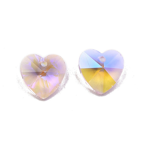 PandaHall Pointed Back Electroplate Faceted Glass Pendants, Heart, Pink, 14x14x7mm, Hole: 1.6mm Glass Heart Pink
PandaHall Pointed Back Electroplate Faceted Glass Pendants, Heart, Pink, 14x14x7mm, Hole: 1.6mm Glass Heart Pink