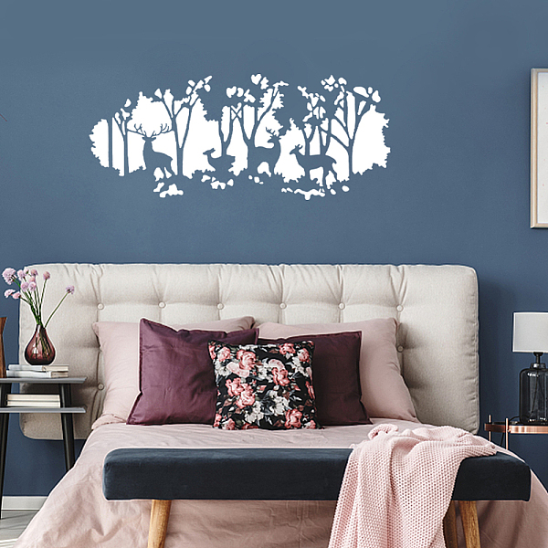 PandaHall SUPERDANT White Forest Wall Sticker Deer Silhouettes Carved Wall Decal Woodland Animal Decor Bedroom Livingroom Nursery Kid's Room...
PandaHall SUPERDANT White Forest Wall Sticker Deer Silhouettes Carved Wall Decal Woodland Animal Decor Bedroom Livingroom Nursery Kid's Room...