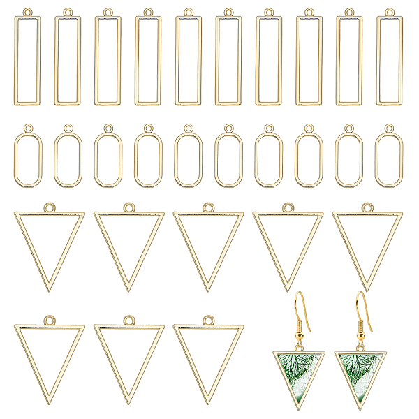 PandaHall CHGCRAFT 30Pcs 3 Styles Alloy Open Back Bezel Pendants, For DIY UV Resin, Epoxy Resin, Pressed Flower Jewelry, Light Gold...
PandaHall CHGCRAFT 30Pcs 3 Styles Alloy Open Back Bezel Pendants, For DIY UV Resin, Epoxy Resin, Pressed Flower Jewelry, Light Gold...