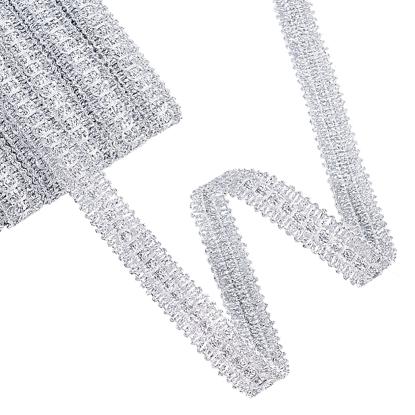 PandaHall FINGERINSPIRE 20 Yards Trish Sequin Metallic Braid Trim Silver Sequins Lace Ribbon (17mm) Decorated Gimp Trim for Christmas...
PandaHall FINGERINSPIRE 20 Yards Trish Sequin Metallic Braid Trim Silver Sequins Lace Ribbon (17mm) Decorated Gimp Trim for Christmas...