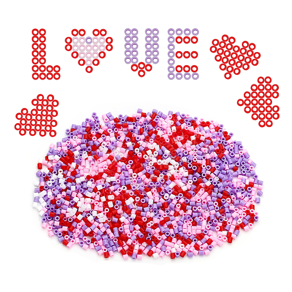 PandaHall CHGCRAFT 300G 4 Colors PE DIY Melty Beads Fuse Beads Refills, Tube, Mixed Color, 5x5mm, Hole: 3mm, 75g(about 1200pcs)/color..., Multicolor
PandaHall CHGCRAFT 300G 4 Colors PE DIY Melty Beads Fuse Beads Refills, Tube, Mixed Color, 5x5mm, Hole: 3mm, 75g(about 1200pcs)/color..., Multicolor