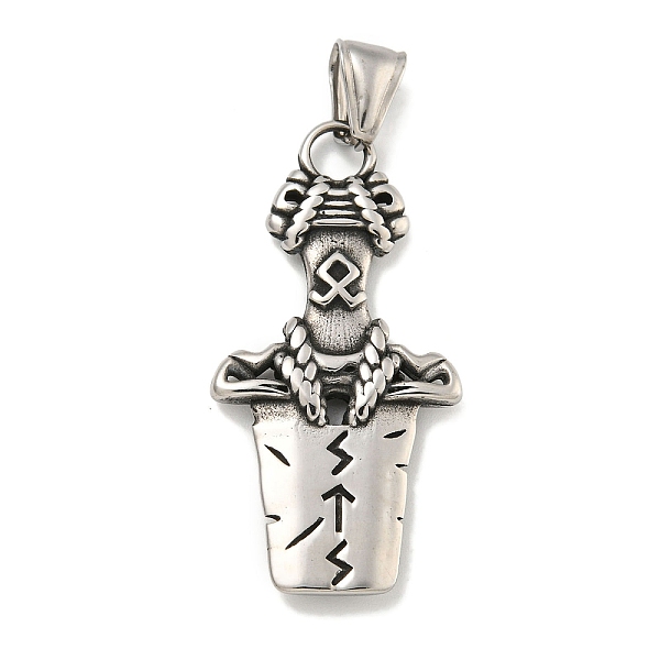 PandaHall 316 Surgical Stainless Steel Pendants, Broken Sword Charm, Antique Silver, 44.5x22.5x4mm, Hole: 4x7.5mm 316 Surgical Stainless...
PandaHall 316 Surgical Stainless Steel Pendants, Broken Sword Charm, Antique Silver, 44.5x22.5x4mm, Hole: 4x7.5mm 316 Surgical Stainless...