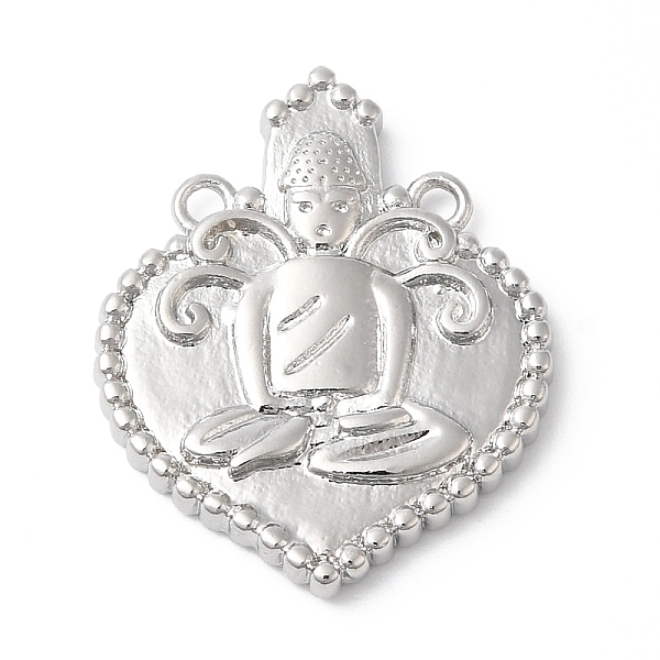 PandaHall Eco-Friendly Rack Plating Brass Pendants, Long-Lasting Plated, Lead Free & Cadmium Free, Heart with Buddha Charm, Platinum...
PandaHall Eco-Friendly Rack Plating Brass Pendants, Long-Lasting Plated, Lead Free & Cadmium Free, Heart with Buddha Charm, Platinum...