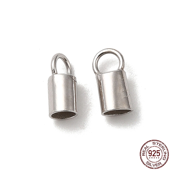 PandaHall Rhodium Plated 925 Sterling Silver Cord Ends, End Caps, Column, Platinum, 7.5x3x2.5mm, Hole: 2mm, Inner Diameter: 2mm Sterling...
PandaHall Rhodium Plated 925 Sterling Silver Cord Ends, End Caps, Column, Platinum, 7.5x3x2.5mm, Hole: 2mm, Inner Diameter: 2mm Sterling...