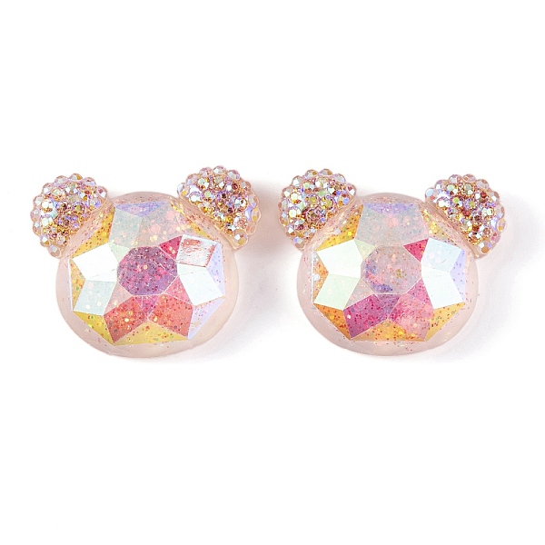 PandaHall Transparent Epoxy Resin Bear Head Decoden Cabochons, with Glitter Powder, PeachPuff, 19x23x7mm Epoxy Resin Bear Brown
PandaHall Transparent Epoxy Resin Bear Head Decoden Cabochons, with Glitter Powder, PeachPuff, 19x23x7mm Epoxy Resin Bear Brown