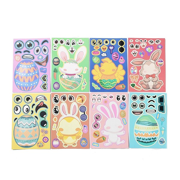 PandaHall 8Pcs Easter Make your Own Face PVC Self Adhesive Cartoon Stickers, Waterproof Decals for Easter party Supplies, Mixed Color..., Multicolor
PandaHall 8Pcs Easter Make your Own Face PVC Self Adhesive Cartoon Stickers, Waterproof Decals for Easter party Supplies, Mixed Color..., Multicolor