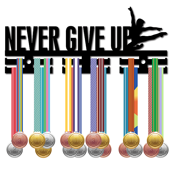 PandaHall CREATCABIN Never Give Up Medal Holder Sport Medal Hanger Medal Rack Acrylic Display Wall Rack Mounted Over 40 Medals for Athletes..., Black
PandaHall CREATCABIN Never Give Up Medal Holder Sport Medal Hanger Medal Rack Acrylic Display Wall Rack Mounted Over 40 Medals for Athletes..., Black