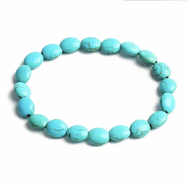 PandaHall Turquoise Bracelet with Elastic Rope Bracelet, Male and Female Lovers Best Friend Natural Gemstone
PandaHall Turquoise Bracelet with Elastic Rope Bracelet, Male and Female Lovers Best Friend Natural Gemstone