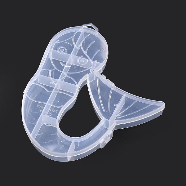 PandaHall Plastic Bead Containers, for Small Parts, Hardware and Craft, Mermaid, Clear, 18.5x15.3x1.9cm, Hole: 8.5x16mm Plastic Others Clear
PandaHall Plastic Bead Containers, for Small Parts, Hardware and Craft, Mermaid, Clear, 18.5x15.3x1.9cm, Hole: 8.5x16mm Plastic Others Clear