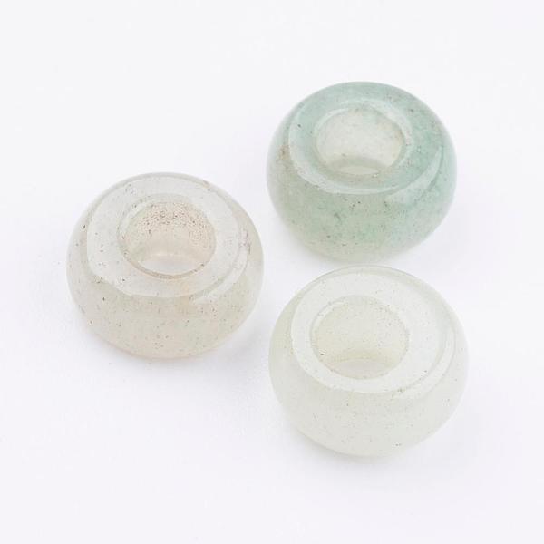PandaHall Natural Green Aventurine European Beads, Large Hole Beads, Rondelle, 12x6~7mm, Hole: 5mm Green Aventurine Rondelle
PandaHall Natural Green Aventurine European Beads, Large Hole Beads, Rondelle, 12x6~7mm, Hole: 5mm Green Aventurine Rondelle
