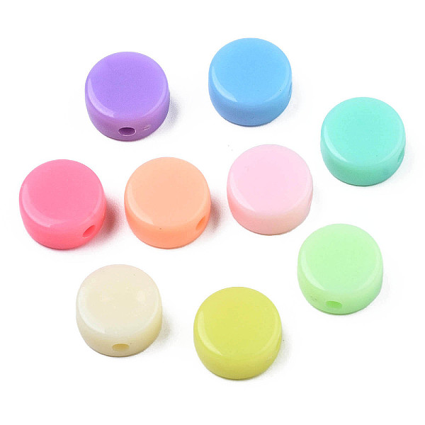 PandaHall Opaque Acrylic Beads, Flat Round, Mixed Color, 10x5mm, Hole: 1.8mm, about 1300pcs/500g Acrylic Flat Round Multicolor
PandaHall Opaque Acrylic Beads, Flat Round, Mixed Color, 10x5mm, Hole: 1.8mm, about 1300pcs/500g Acrylic Flat Round Multicolor