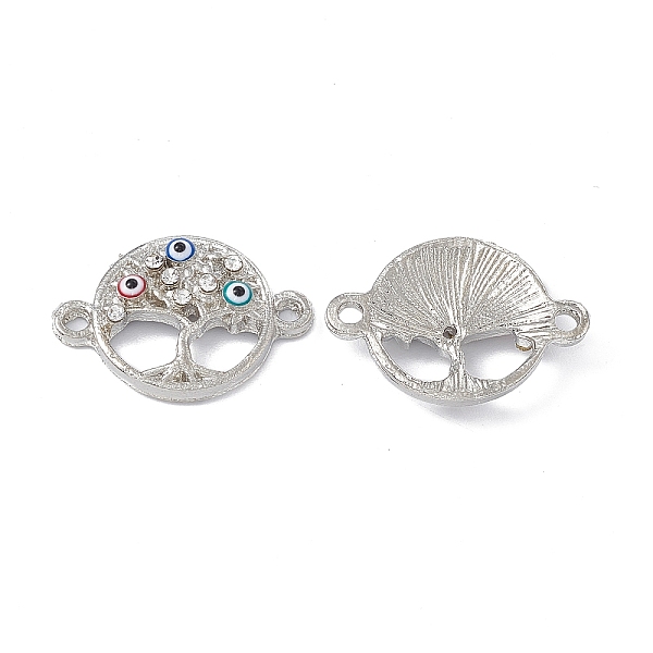 PandaHall Alloy Crystal Rhinestones Connector Charms, with Enamel, Flat Round Tree Links with Colorful Evil Eye, Platinum, 16x22x3.7mm, Hole..., Clear
PandaHall Alloy Crystal Rhinestones Connector Charms, with Enamel, Flat Round Tree Links with Colorful Evil Eye, Platinum, 16x22x3.7mm, Hole..., Clear