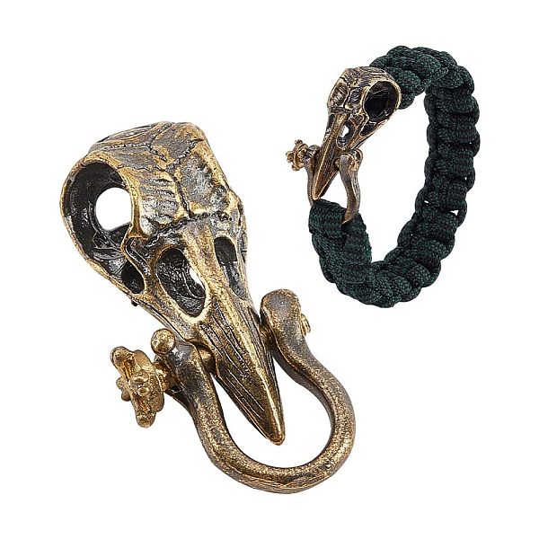 PandaHall Brass EDC Beads, Parachute String Beads, Metal Charms for Knife Lanyard Keychain Bracelet, Skull, Antique Bronze, 44.5x19x13.5mm...
PandaHall Brass EDC Beads, Parachute String Beads, Metal Charms for Knife Lanyard Keychain Bracelet, Skull, Antique Bronze, 44.5x19x13.5mm...
