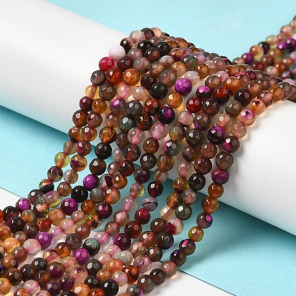 PandaHall Natural Agate Beads Strands, Faceted, Round, Dyed & Heated, Sienna, 4mm, Hole: 0.8mm, about 88~94pcs/strand, 14.76~15.87''..., Brown
PandaHall Natural Agate Beads Strands, Faceted, Round, Dyed & Heated, Sienna, 4mm, Hole: 0.8mm, about 88~94pcs/strand, 14.76~15.87''..., Brown