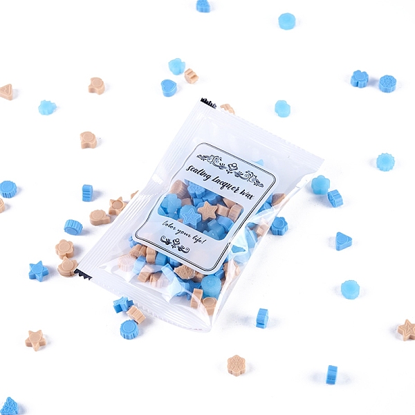PandaHall Sealing Wax Particles, for Retro Seal Stamp, Mixed Shapes, Deep Sky Blue, Packaging: 129x80x10mm Wax Mixed Shapes
PandaHall Sealing Wax Particles, for Retro Seal Stamp, Mixed Shapes, Deep Sky Blue, Packaging: 129x80x10mm Wax Mixed Shapes