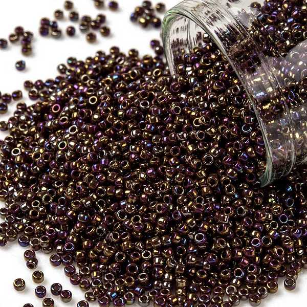 PandaHall TOHO Round Seed Beads, Japanese Seed Beads, (406) Opaque AB Oxblood, 15/0, 1.5mm, Hole: 0.7mm, about 3000pcs/10g Glass Purple
PandaHall TOHO Round Seed Beads, Japanese Seed Beads, (406) Opaque AB Oxblood, 15/0, 1.5mm, Hole: 0.7mm, about 3000pcs/10g Glass Purple